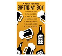 Face Ache, Birthday Card for Him, A Poem for the Birthday Boy Male Birthday Card, Funny Birthday Card for Him
