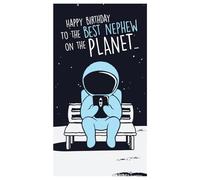 Face Ache, Nephew Birthday Card, Nephew Funny Birthday Card, Multi-Coloured