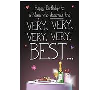 Face Ache, Very Best, Mum, Greetings Card, 159x235mm