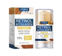 Face and Neck Cream Stick, Retinol & Collagen Neck Facial Care Stick, Neck Firming Cream with 15% Hyaluronic Acid, Day & Night Neck Facial Care Stick,Tighten and Lift Neck Cream, Fade Neck Lines
