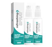 Face Antiperspirant Spray, 2X30ML Non Sticky Facial Anti Perspirant Sprays, Natural Sweat Block Deodorants Spray for Women Men, Extra Strength Stop Face Sweating Sprays, for Facial & Body
