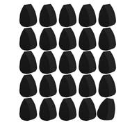 Face Art Sponge Set 25 Pack Black Teardrop Makeup Puff for Smooth Body Paint, Concealer Stage, and Event Use Makeup Puff