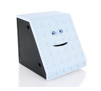Face Bank Blue Dots Design Munching Money Box