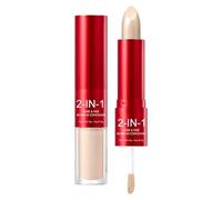 Face Base - Skin Eraser for Professional Coverage | High Pigment Stick with Ended Blending Brush & Velvet Texture Seamless Finish for Work, Dating, Parties and Active Commuting