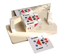 Face Blocks Game - 18x9x8cm Educational Cube Toy, montessorii Puzzle Set, Funny Expression Building Blocks with Logic Challenge | Brain Development for Kids and Family Playtime lightweight