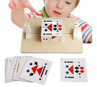 Face Blocks Game - Creative Geometric Puzzle Cube | Interactive Face Changing Building Blocks | Brain-Boosting Toy For Expression Recognition And Logical Thinking
