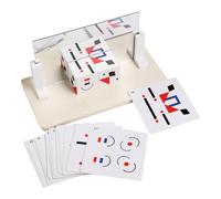 Face Blocks Game - Geometric Puzzle Toy, Kids Learning Cube, Interactive Building Blocks Set | Logical Skill Development Kit, Fine Motor Training Activity, Creative Educational Fun for Children