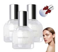 Face & Body Glitter Liquid Highlighter, High Glossy And Natural Glow Highlighter Makeup, Sticks For Flawless Face & Body Highlighting,Long Lasting Luminous Glow Lightweight Dewy Finish (3 Pcs)