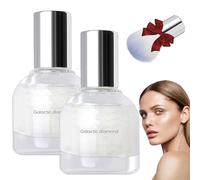 Face & Body Glitter Liquid Highlighter, High Glossy And Natural Glow Highlighter Makeup, Sticks For Flawless Face & Body Highlighting,Long Lasting Luminous Glow Lightweight Dewy Finish (2 Pcs)