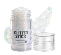 Face Body Glitter Stick,Sparkly Hair Glitter Makeup,Glitters Face Paint Stick,Chameleon Color Changing Glitters Gel for Festival Party Mardi Gras Outfit Rave Accessories (03#)