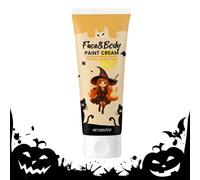 Face Body Paint | Large Tube Water Based Full Body Paint | Long-Lasting Makeup Costume Accessories for Adults Kids Cosplay Halloween Party Theater Stage Christmas Zombie Skeleton Vampire