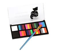 Face Body Paint Palette Professional Safe Water-Based Paints 10 Colors