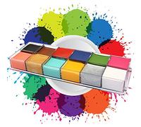 Face Body Paint Professional 12 Flash Colors Face Oil Painting Art Makeup Palette Set