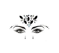 Face Body Temporary Stickers Glitter Crystal Tears Halloween Party Cosplay Fairy Coaplsy Disco Prom Rhinestone Sticker Sheet