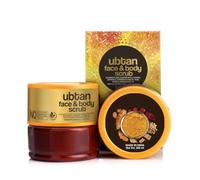 Face & Body Ubtan Scrub with Chickpea Flour, Saffron & Turmeric Extracts | Gently Exfoliates & Brightens Skin | No Sulphates, Parabens, Silicones & Color | 200ml