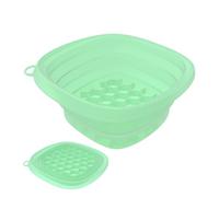 Face Bowl With Built-in Ice Tray Foldable Silicone Facial Bowls Reusable Face Ice bath For Home Cooling Washing Basin