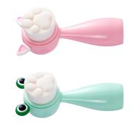 Face Brush Double Head Manual Cleansing 2 in 1 Silicone Cleaning for Deeply Pore Cleaning Soft Bristles Face Exfoliator Brush