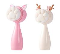 Face Brush Double Head Manual Cleansing 2 in 1 Silicone Cleaning for Deeply Pore Cleaning Soft Bristles Face Exfoliator Brush