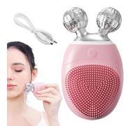 Face Brush, Waterproof Silicone Electric Massage Scrubber - Facial Cleansing Brush - For Women and Men Daily Home Spa Shower Travel Bride Wedding Holiday Beauty