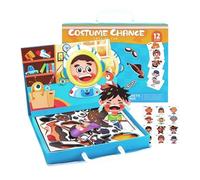 Face Changing Puzzle Toy - Reversible Magnetic Learning Board, Fun Expression Puzzle, Imaginative Kids Activity Set, Portable Pretend Play Collection | Classroom Travel Vacation Party