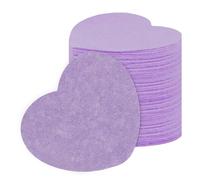 Face Cleansing Sponges - 20PCS Heart Shape Compressed Sponges | Facial Cleansing Scrub Sponge, Natural Facial Cleansing Pad For Facial Cleansing, Exfoliate Masque, Makeup Removal