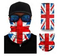 Face Cloth Bandana Neckerchief Wristband, Breathable Unisex, Union Jack (1)
