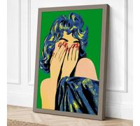 Face Concealed Canvas Wall Art Print 30x20 Inch | Ready to Hang, Gallery Wrapped, Fade-Resistant Inks, Securely Packaged, UK Made