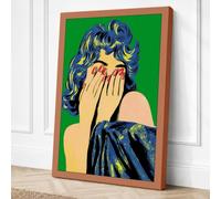 Face Concealed Canvas Wall Art Print 30x20 Inch | Ready to Hang, Gallery Wrapped, Fade-Resistant Inks, Securely Packaged, UK Made