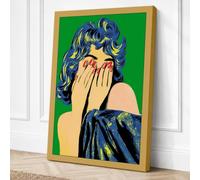 Face Concealed Canvas Wall Art Print 30x20 Inch | Ready to Hang, Gallery Wrapped, Fade-Resistant Inks, Securely Packaged, UK Made