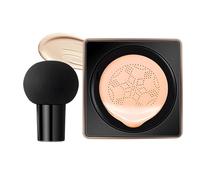 Face Concealer, Hydrating Color Corrector Primer, 15ml Mushroom-Shaped Applicator Makeup Base, Soft Cream Foundation for Women, Beauty Cosmetic Accessory for Lady Girlfriend Mother Dating