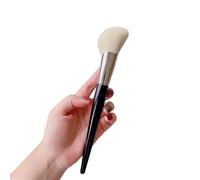 Face Contour Makeup Brush Fan Shape Foundation Blush Highlight Bronzer V Face Contour Makeup Brush Tool,brown no cover,1PCS,white no cover-1PCS