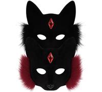 Face Cover Costume, 20 x 20 x 8.5 cm, Realistic Headpiece with Gemstones, Artificial Face Mask for Adults, Children, Christmas, Holidays, Masquerade, Party, Birthday, School, Stage