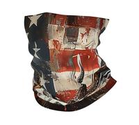 Face Cover Deer American Flag Buck USA Flag Hunting Premium Half Face Headwear Unisex Headband for Tennis Women 26X30cm