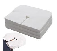 Face Cover for Massage Table 100 Pieces Non-Woven Fabric Soft | massage table headrest covers for spa clinic chiropractor wellness centre beauty salon clientele