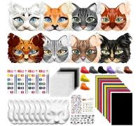 Face Cover Including Colours, Eye Net, Whiskers,