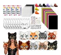 Face Cover Including Colours, Eye Net, Whiskers,