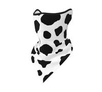Face Cover, Windproof Bandana UV Protection Outdoor Sports Face Mask Neck Gaiter Unisex Cute Cow Pattern Print