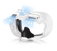 Face Cover with Soft Leather Pad for Oculus/Meta Quest 3, Facial Interface with Cooling Fan to Relieve Lens Fogging and Hot Air
