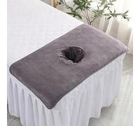 Face Covers for Massage Table, 1/2/3/4pcs 40×80cm/16×32inch Microfiber Bed Cover with Hole, Table Headrest Reusable Beauty Bed for SPA(Color9,2pcs)