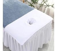 Face Covers for Massage Table, 1/2/3/4pcs 40×80cm/16×32inch Microfiber Bed Cover with Hole, Table Headrest Reusable Beauty Bed for SPA(Color7,4pcs)