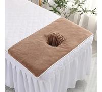 Face Covers for Massage Table, 1/2/3/4pcs 40×80cm/16×32inch Microfiber Bed Cover with Hole, Table Headrest Reusable Beauty Bed for SPA(Color4,4pcs)