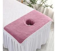 Face Covers for Massage Table, 1/2/3/4pcs 40×80cm/16×32inch Microfiber Bed Cover with Hole, Table Headrest Reusable Beauty Bed for SPA(Color11,4pcs)