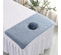 Face Covers for Massage Table, 1/2/3/4pcs 40×80cm/16×32inch Microfiber Bed Cover with Hole, Table Headrest Reusable Beauty Bed for SPA(Color6,3pcs)