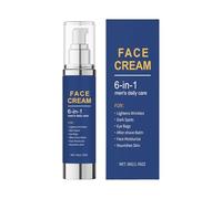 Face Cream, Moisturising Cream, 50 g 6-in-1 Face Lotion for Men, Care Against Bags
