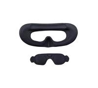 Face Cushion Cover/Lens Protection Cover For DJI Goggles 3,Sponge Foam Pad Face Padding/Lens Cap Flight Glasses Accessories (black+dust cover)