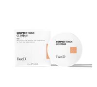 Face D - Compact CC Cream Color-Correcting Face Makeup with Hyaluronic Acid and Vitamin E, 8.5 g (Medium)