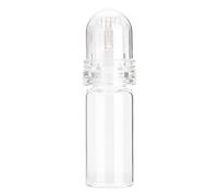 Face Derma Roller Bottle ABS Titanium Alloy 64pins Automatic Derma Roller Bottle Titanium Alloy Micro Needle Hyaluronic Filler for Skin Rejuvenation Anti Ageing Wrinkle Beard Hair Growth