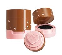 Face Dot Makeup Stamp - Heart Shaped Face Stamp, Waterproof Facial Spot Pen, Plant- Nose Markers | For Oily Cheeks, Dry, Sensitive Skin, Women