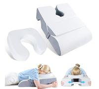 Face Down Pillow After Eye Surgery, Adjustable Prone Massage Pillow | Foam Prone Stomach Sleeper, Ergonomic Breast Groove, Non-Slip Base, Washable Cover for SPA, BBL, Vitrectomy, Retina, GERD