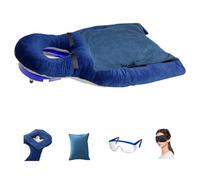 Face Down Pillow After Eye Surgery, Extended Length and Width, Adjustable Height, Double-sided Material for All Seasons, Inflatable Retinal Detachment Pillow for Vitrectomy, Retinal Removal Patients